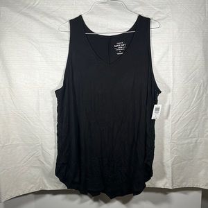 NWT!! Torrid Black Super Soft Knit Tank Top Size 4(26)